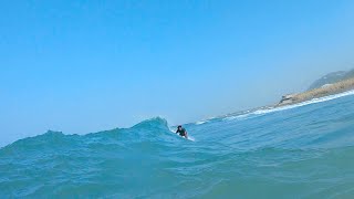 Mid Week surf session( hunting barrels)- Episode 31