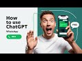 How to use ChatGPT on WhatsApp?
