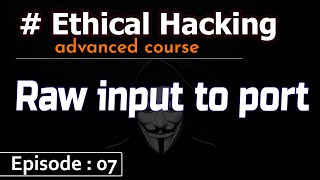 Ethical Hacking #7 : Adding raw input to our port