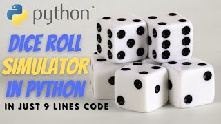 Dice roll simulator in Python | Python language | coding for student #coding #python #short #dice