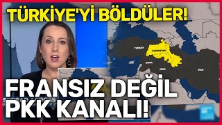Fransız Haber Ajansından Alçak Yayın: Türkiye Haritasını Bölüp Kürdistan Yaptılar - TGRT Haber