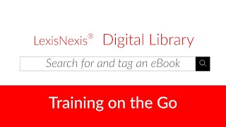 Search for and tag an eBook on Digital Library