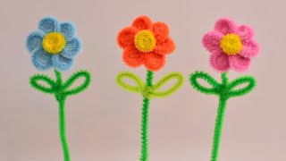 【100均DIY】モールで作るお花♡