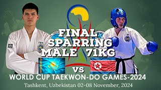 World Cup taekwondo ITF 2024 Final sparring male 71 kg