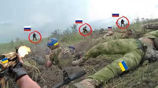 GoPro Battle! Ukrainian Army Attack 1210 Russian Troops In Trenches of Chasivyar