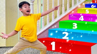 Eric Pretend Play Mysterious Toy Challenges for Kids to Save His Uncle