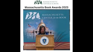 Senator Comerford Gives Opening Remarks at Massachusetts Book Awards 2023