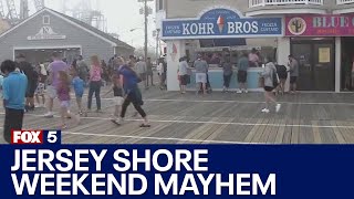 Weekend mayhem at the Jersey Shore