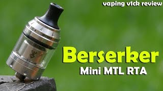 Vandy Vape Berserker Mini mtl RTA - Review