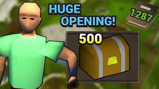 I Opened 500 Clue Caskets (and got REWARDED!)