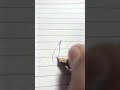 how to write s in calligraphy with any pen