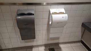 Dyson Airblade DB \u0026 White Dyson Airblade AB03 hand dryers, 2nd floor John lewis 🚹, Southampton