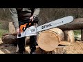 stihl 881 testing this monster of a chainsaw