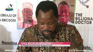 Medical expert, Dr. Adewole, launches health screening in Oda community