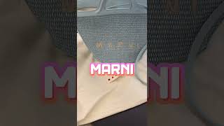 【MARNI】みんなはこの夏の相棒もう手に入れた？☀️🩵