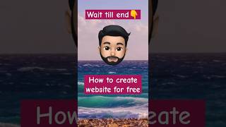 How to create a website totally free🌐💥#shorts#tech#information#fyp#shortsfeed