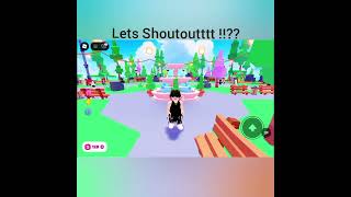 Lets shoutout #roblox #shoutout