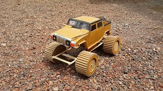 How To Make Remote Control  Monster Truck/Make RC Control 4x4 monster Truck