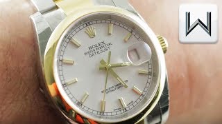 Rolex Datejust Roulette Date (116203) Luxury Watch Review