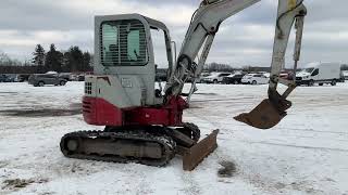 2013 Takeuchi Tb138 FR Excavator | Online Auction on Repocast.com