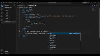 VISUAL STUDIO CODE SHORTCUTS ADDING COMMENTS TIP 7
