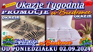 𝐁𝐈𝐄𝐃𝐑𝐎𝐍𝐊𝐀 🐞 Gazetka Promocyjna od Poniedziałku 02.09.2024 | Okazje Tygodnia