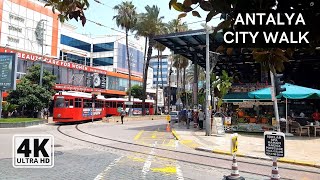 Antalya/Turkey 🇹🇷 | Summer Walking Tour in the City 2023 | 4K 60fps