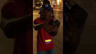 🇨🇴 Street Performers Rap in Cartagena, Colombia. Shoutout NYC