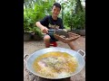 amazing cooking skill chef ny fry big river fish and grill fish wrapped salt chef ny cooking show