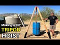 DIY Tripod Hoist - For Lifting Rocks and other Heavy Things!