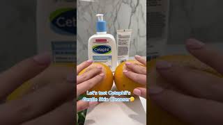 Testing the Cetaphil Gentle Skin Cleanser 🍊