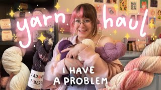 Yarn Unboxing \u0026 Haul! Hand-dyed Yarns from Small Businesses