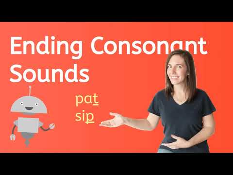 What is a word that ends in a consonant?