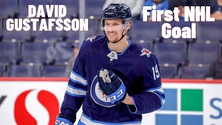 David Gustafsson #19 (Winnipeg Jets) first NHL goal Nov 27, 2019