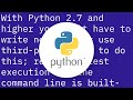 How do I run all Python unit tests in a directory?