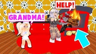 This Girl Tried To Eat Me Roblox Roleplay My Very First Video - grandmas kiss roblox