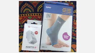 Tynor Anklet Comfeel,Grey,XL | Portronics Adapto III Adapter#Tynor#anklesupport#anklepain#suport#yt