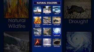 Natural Disasters Vocabulary