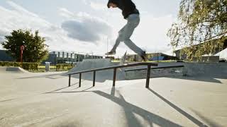 Een paar tricks op het skatepark van Wetteren met Florian Van Impe