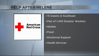 15 Iowans with American Red Cross assisting with Hurricane Helene recovery