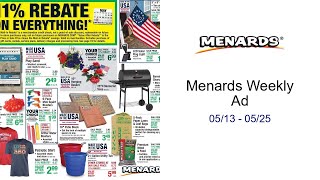 Menards Weekly Ad 05/13 - 05/25