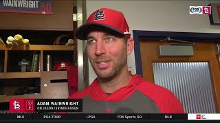 Adam Wainwright on Jason Isringhausen entering Cardinals Hall of Fame