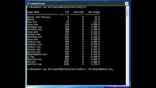 React OS - tasklist and taskkill in command prompt