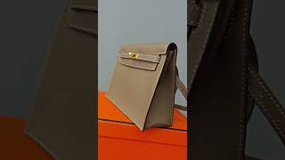 Shebag Hermès Elephant Grey Kelly Danse dance bag showing 2024