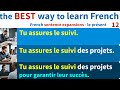 the best way to learn French, French sentence expansion exercises, French Conjugation