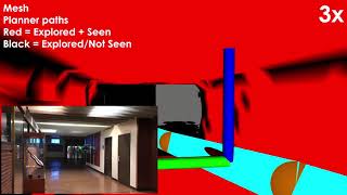 Hypergame-based Adaptive Behavior Path Planning for Combined Exploration and Visual Search