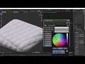 quilted leather full procedural shader in blender