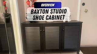 Baxton Studio Warren Shoe Cabinet Review: Stylish Storage? | Espresso Finish