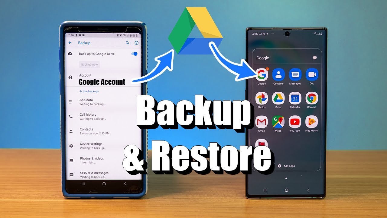 Google Account Backup & Restore For Android - YouTube