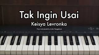 Tak Ingin Usai - Keisya Levronka | Piano Karaoke by Andre Panggabean